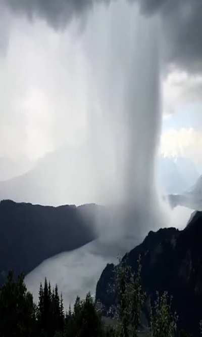 🔥 A Microburst at Lake Millstatt in Austria 🔥