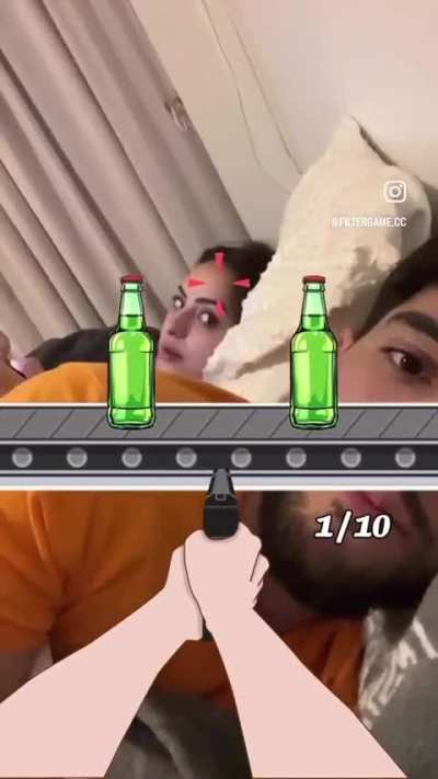 He has god aim😂😂