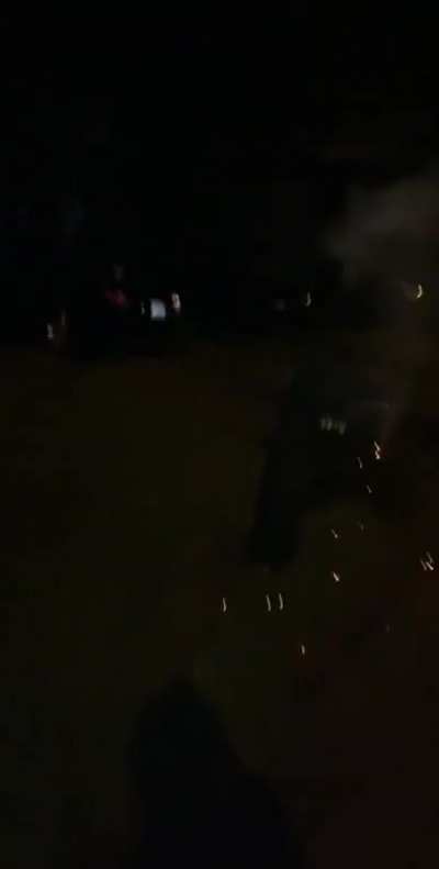 we put a mortar in my mailbox