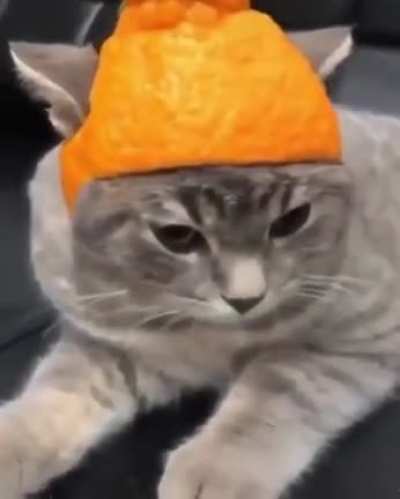 Orange helmet