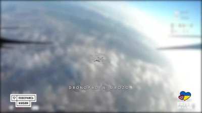 The FPV drone hit Zala, who was trying to escape. March 2025, somewhere in the airspace.