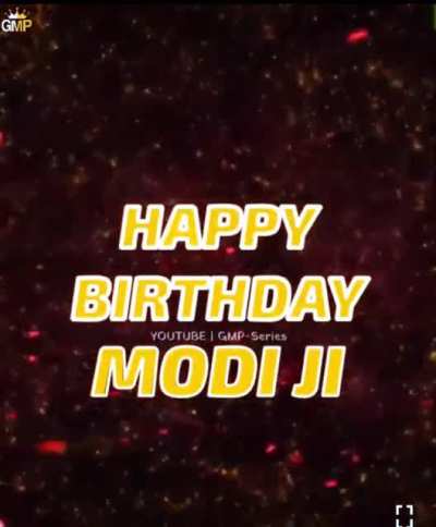 Happy birthday Modiji