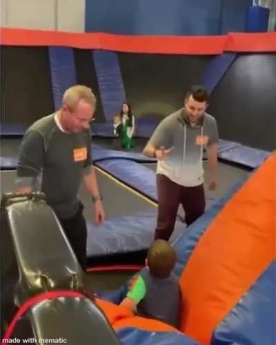 To catch the kid