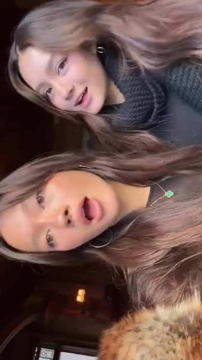 Lily Chee with Mabel Chee
