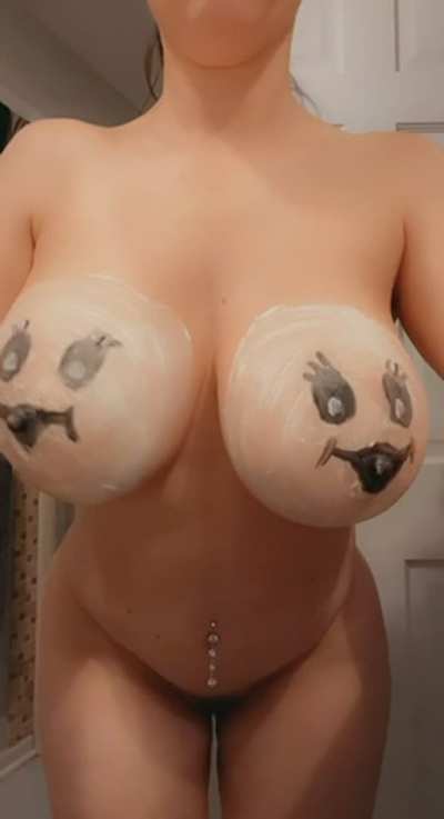 Ghost nipples on my ghost tits
