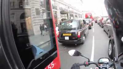 Alert driver prevents an accident