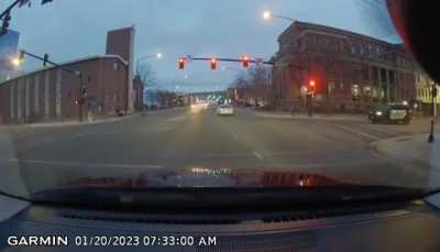 Some justice for the red light runner.