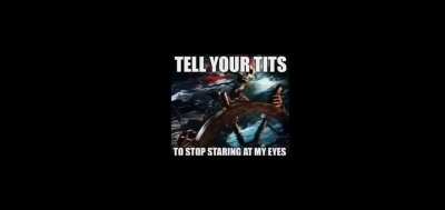 TELL YOUR TIDS TO STOP STARING AT MY EYES 😠
