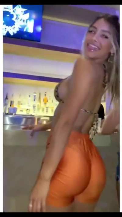 At the club