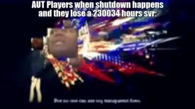 AUT players be like: