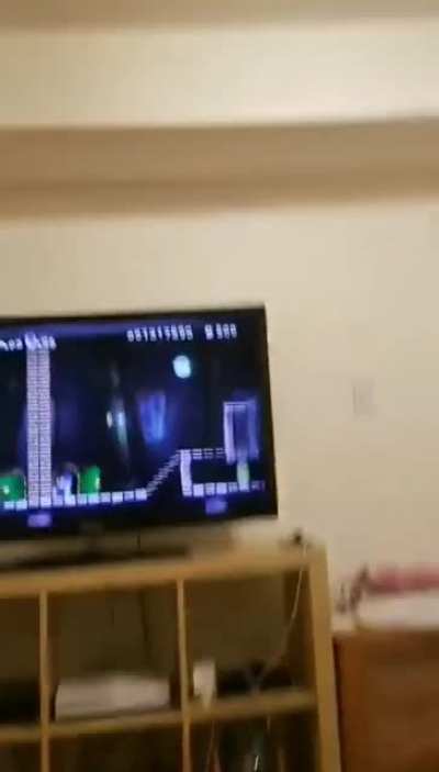 My best friend screeching at Boo