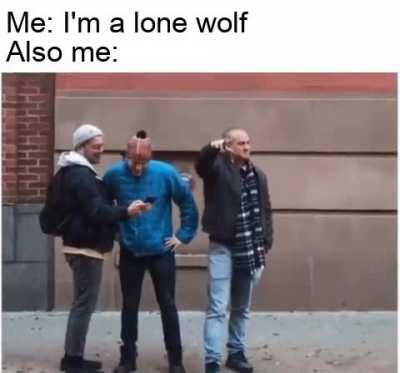 Let's howl together, fellow wolfs