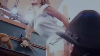 Margot flashing in Babylon