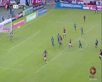 Flamengo [2] x 0 Boavista - Gerson 51'