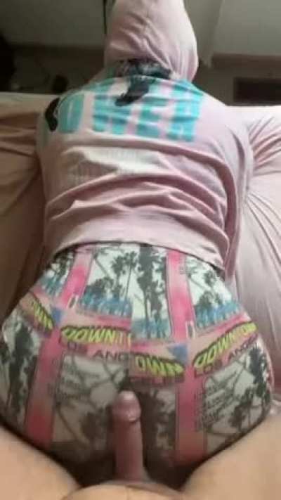 Clothed Assjob from Soft to Hard and he still couldn’t last a minute