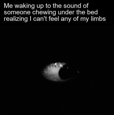 I can't move