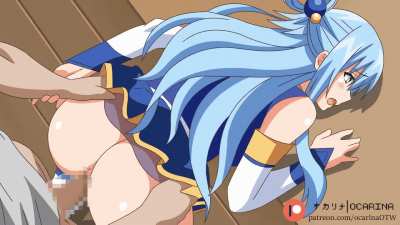 Aqua fucked from behind