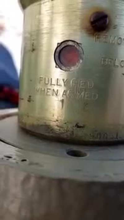 fully red when armed