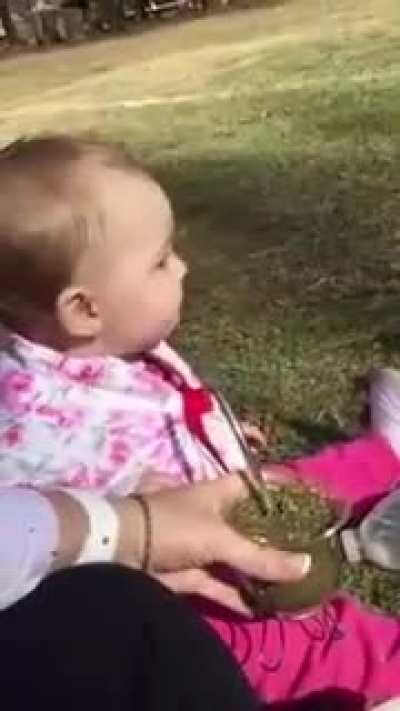 This is what happens when you give a child a vegan smoothie.