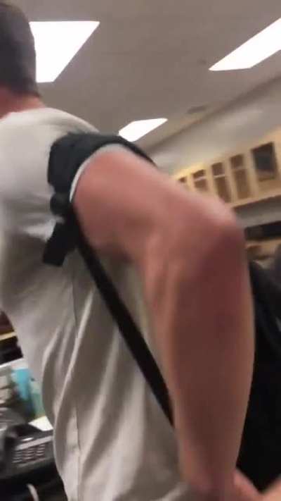 Highschool kid threatens & belittles his teacher.