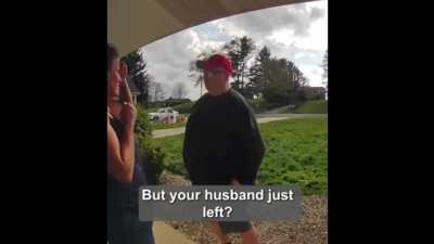 Man offers to mow womans lawn