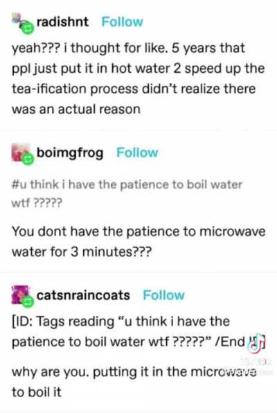 -sips tea-