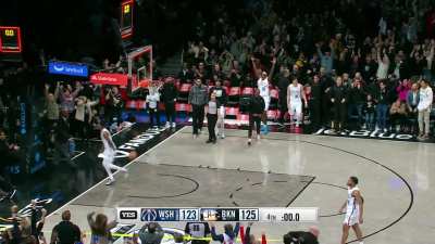 [Highlight] Monte Morris misses both FTs down 2 and undermanned Nets hold onto win