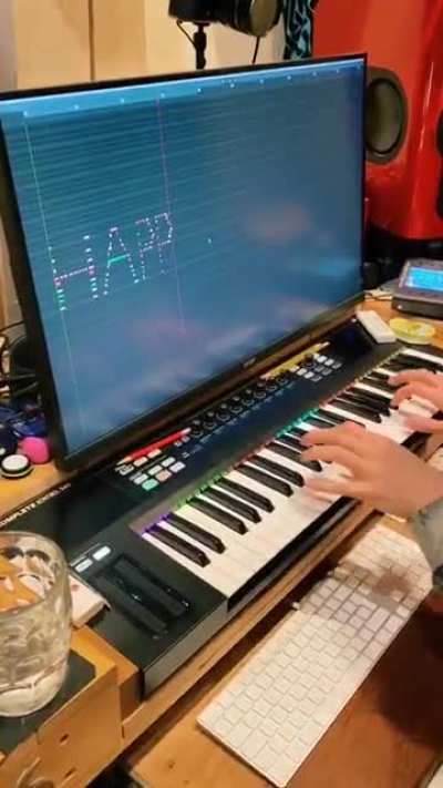 It’s difficult composing music in text form