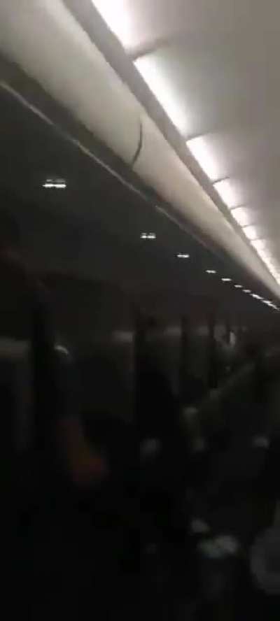 Some light turbulence on a flight from Chile to Paraguay ☠️​☠️​☠️​
