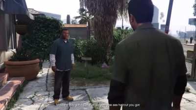 Franklin's 依依阿苏 haircut