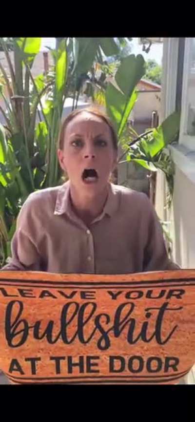 Leave your poop at the door