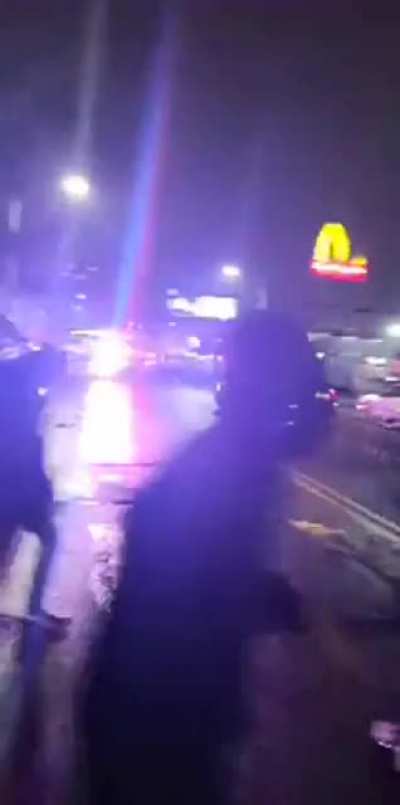Rioters throw rocks at Philadelphia police