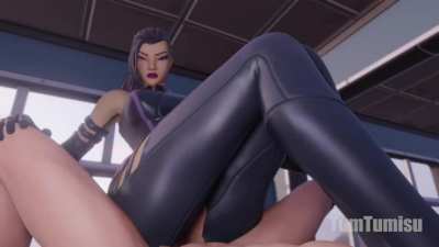 Psylocke Riding (Tumtumisu)