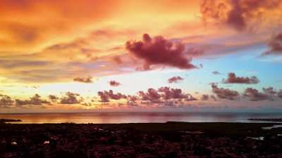 Sunset hyperlapse over the Gulf of Mexico. FL, USA. Djiair3 [#23]