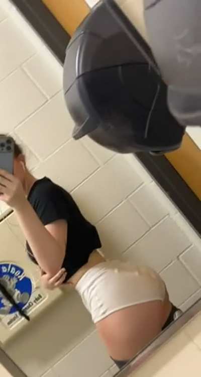 Snuck a booty pic