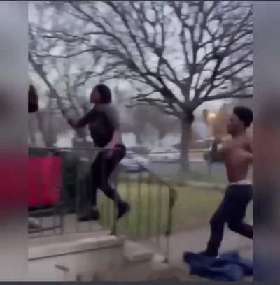 Got his ass beat