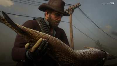 arthur morgan's extreme fishing