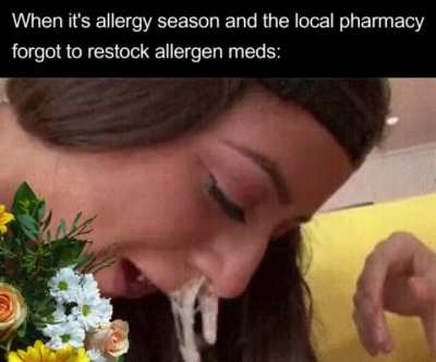 Hay fever fun time