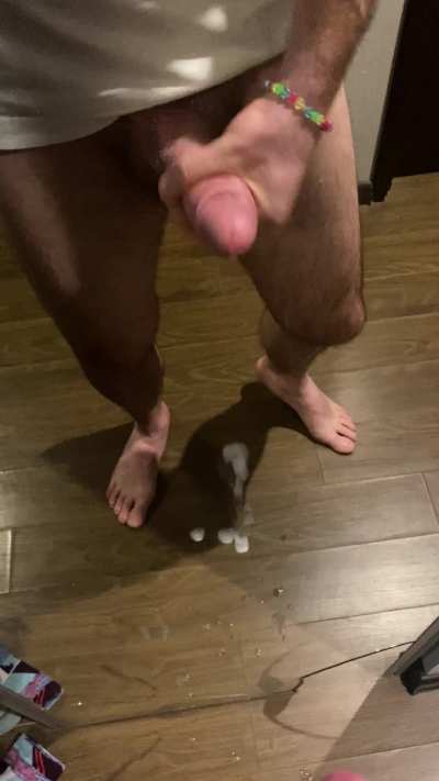 Enough girth? Watch it cum