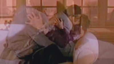 Morgan Fairchild intense tongue kissing in Deadly Illusion (1987)