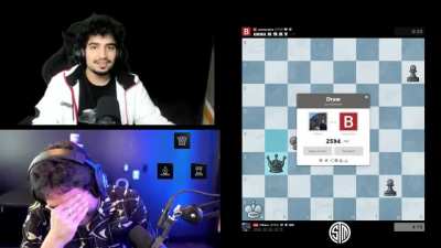 Rage quit in dice chess