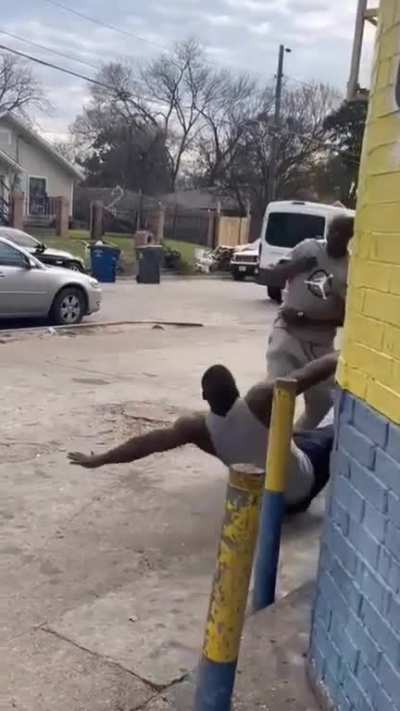 the disrespect is crazy but props for not punching the big man in the end