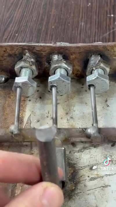 redneck combo lock dead bolt.