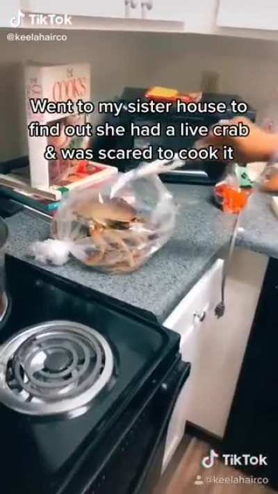 Cooking crab gone wrong
