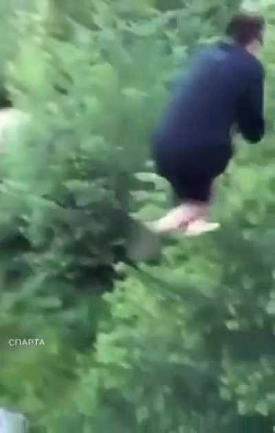 Trying to be Tarzan