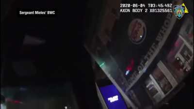 Dzenan Camovic stabbing a Brooklyn, NYC police officer in the neck and shooting two others