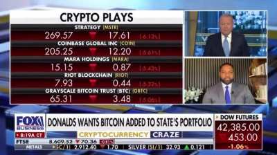 U.S. Rep. Byron “moron” Donalds says he's proposing a Florida Bitcoin reserve because 