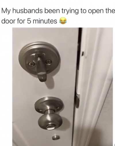 He must’ve been super confused!