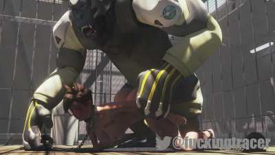 Tracer vs Winston [Overwatch] (fuckingtracer)