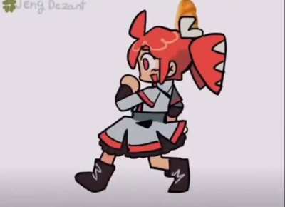 She got baited